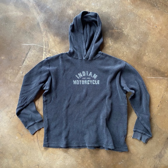 Indian Motorcycles  Long Sleeve Waffle Shirt - Picture 1 of 6